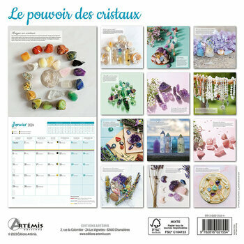 Calendrier 2024 Cristaux