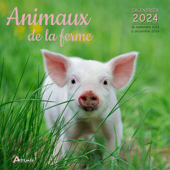 Calendrier 2024 Animaux de la ferme Calendrier 2024 Animaux de la ferme