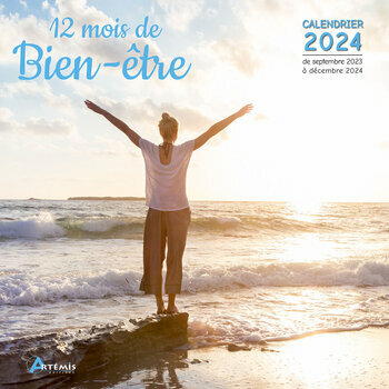 Calendrier 2024 12 mois de Bien-être