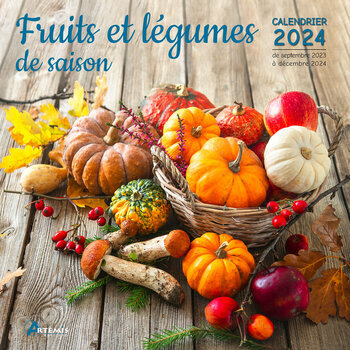 Calendrier 2024 Fruits et légumes au fil des saisons