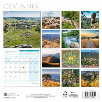 Calendrier 2024 Cévennes