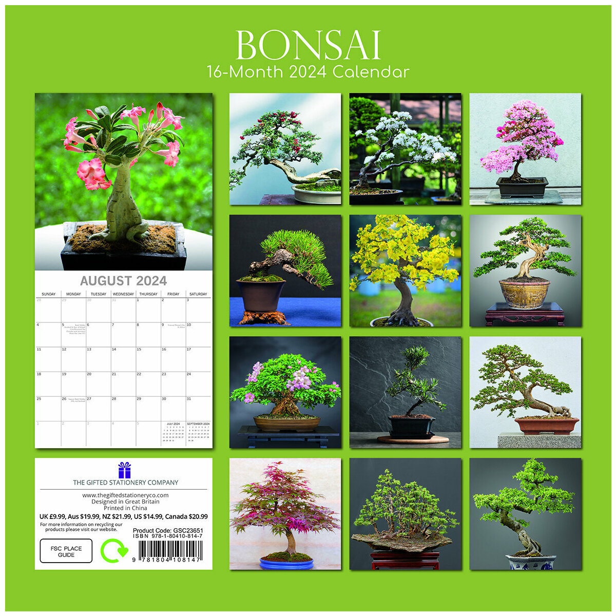calendrier Bonsaï 2024