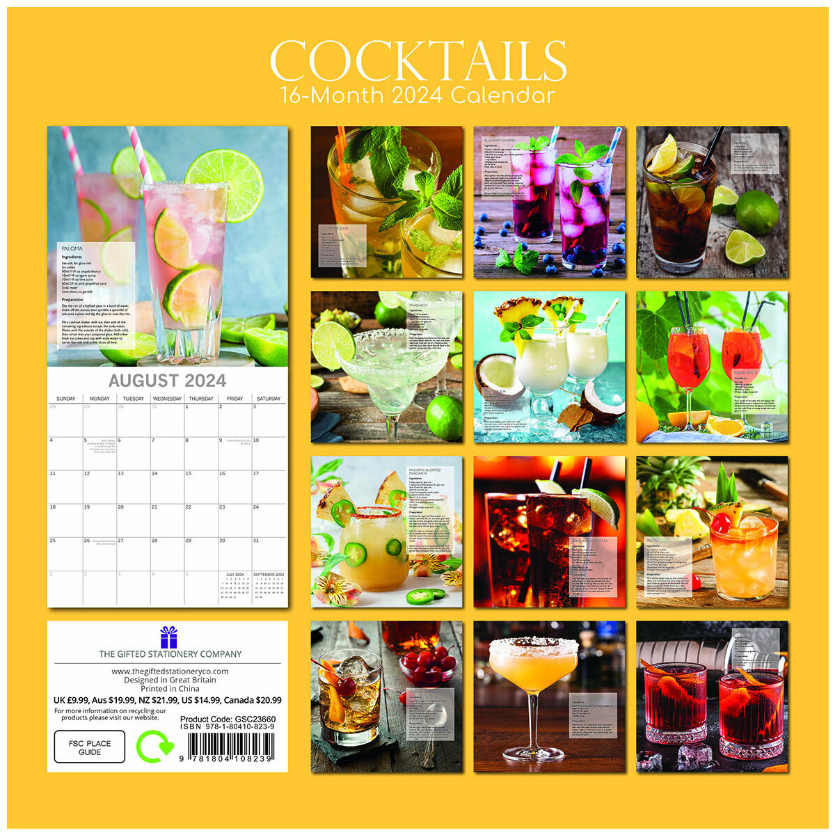 calendrier Cocktail 2024