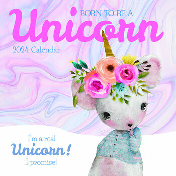 Calendrier 2024 Licorne rigolote Calendrier 2024 Licorne rigolote