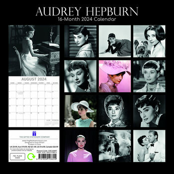 Calendrier 2024 Audrey Hepburn