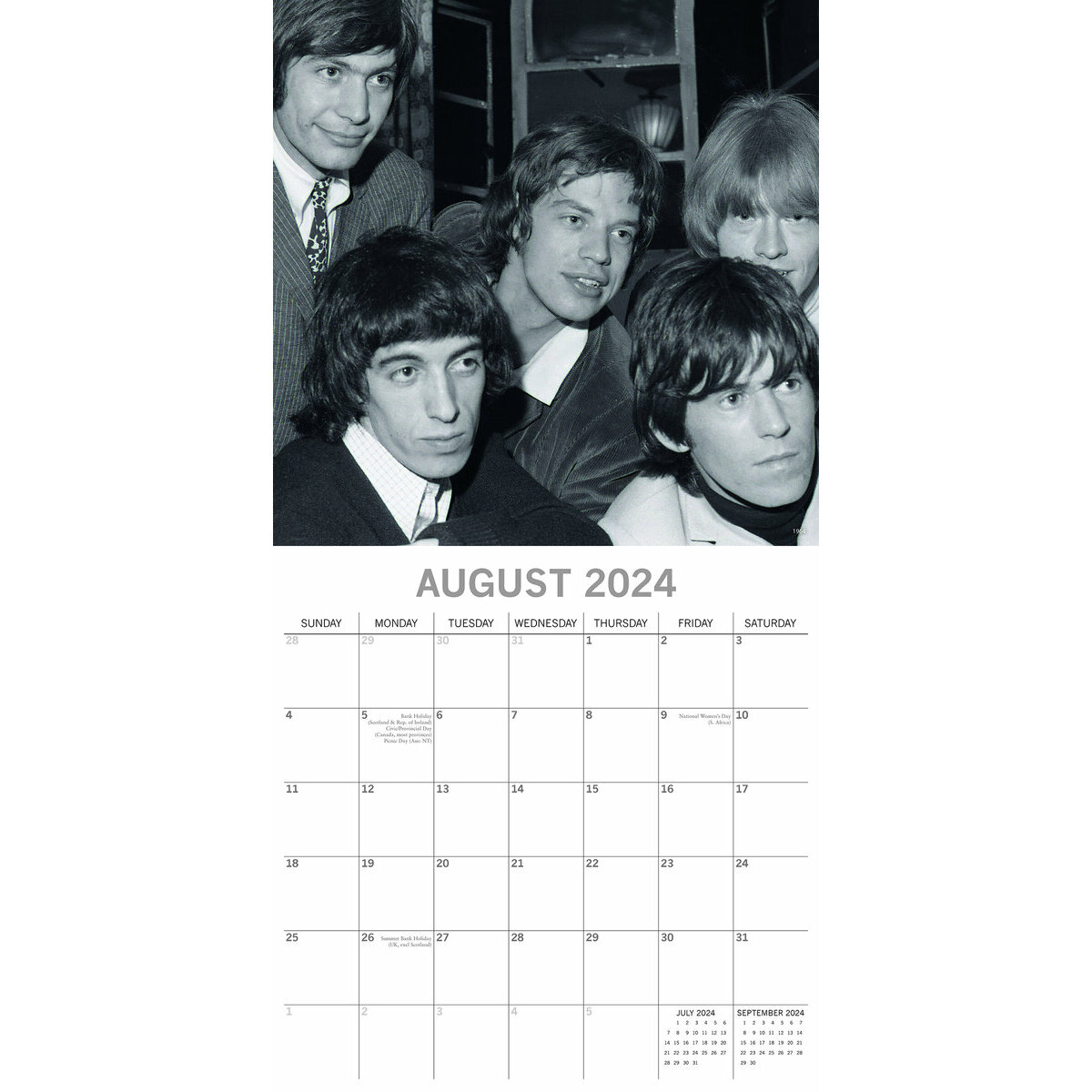 Calendrier 2024 Rolling stones