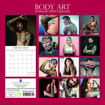 Calendrier 2024 Tatouage Calendrier 2024 Tatouage