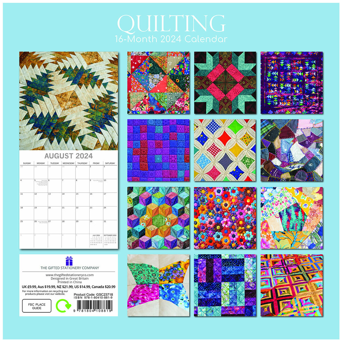 Calendrier 2024 Patchwork quilt