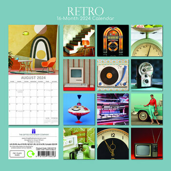 Calendrier 2024 Objet culte retro Calendrier 2024 Objet culte retro