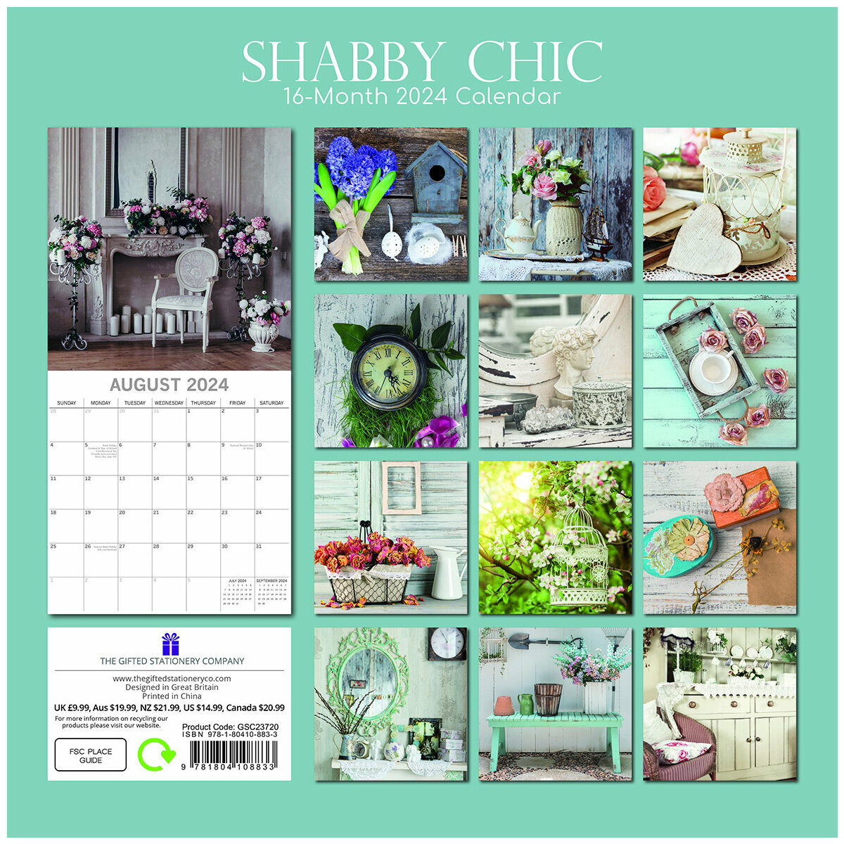 Calendrier 2024 Shabby Chic 