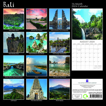 Calendrier 2024 Bali