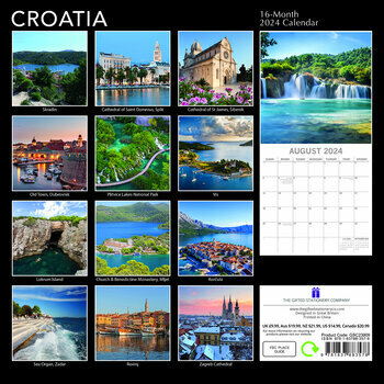 Calendrier 2024 Croatie