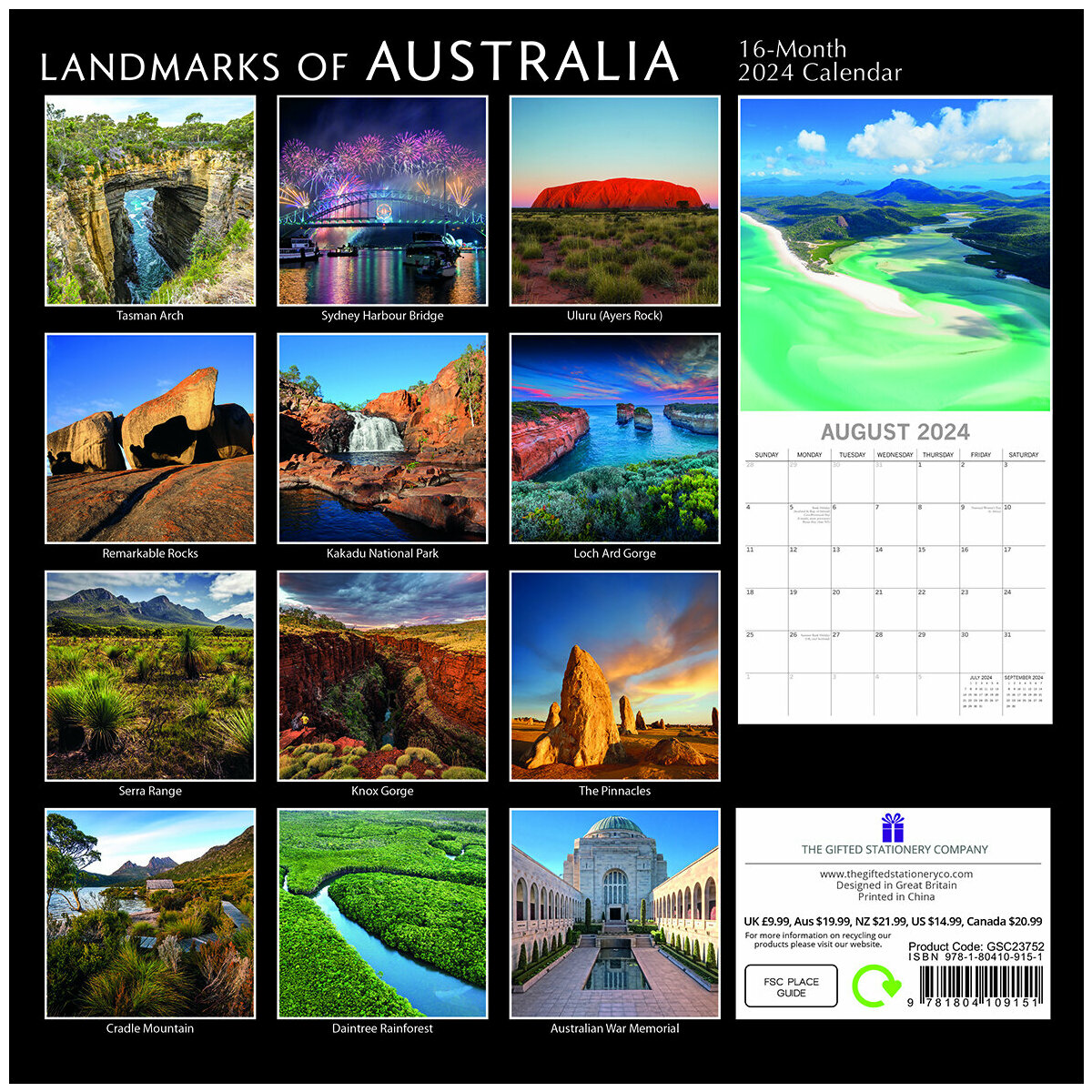 Calendrier 2025 Tourisme Australie