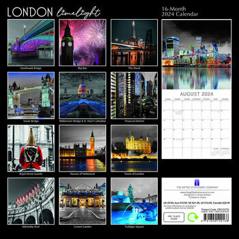 Calendrier 2024 Londres by night