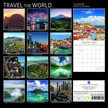 Calendrier 2024 Voyage autour du monde Calendrier 2024 Voyage autour du monde