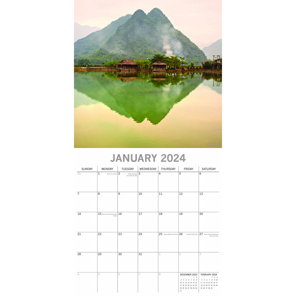 Calendrier 2024 Vietnam