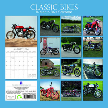 Calendrier 2024 Moto de collection Calendrier 2024 Moto de collection