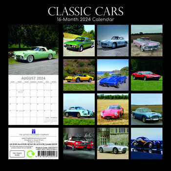 Calendrier 2024 Voiture de collection Calendrier 2024 Voiture de collection
