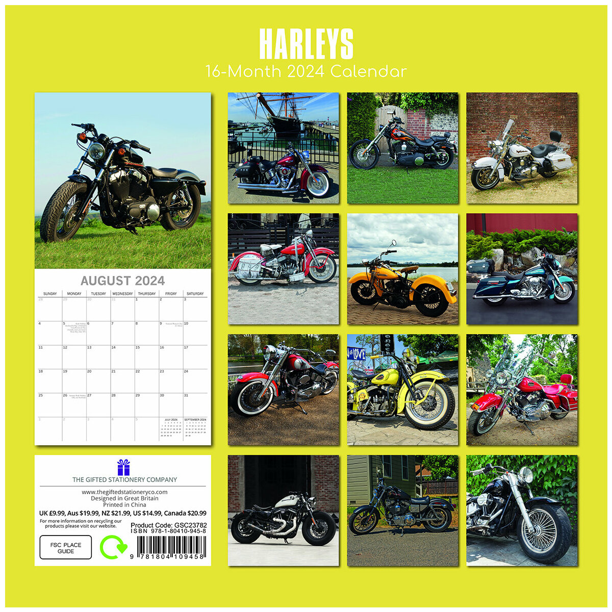 Calendrier 2024 Harley Davidson