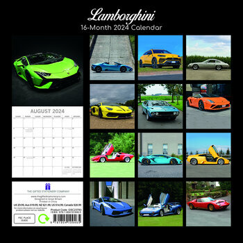 Calendrier 2024 Lamborghini