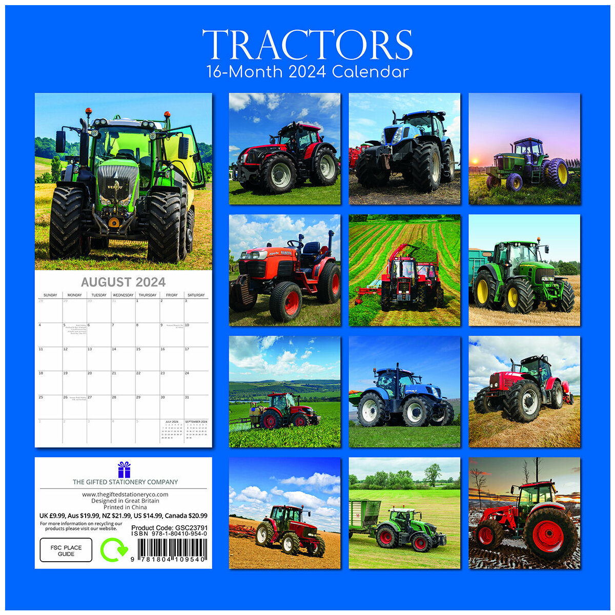 Calendrier 2024 Tracteur