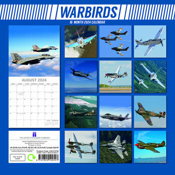 Calendrier 2024 Avion militaire