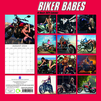 Calendrier 2024 Sexy femme et moto