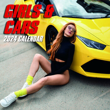 Calendrier 2024 Sexy femme et voiture 