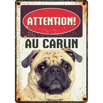 Plaque métal décorative Carlin Plaque métal décorative Carlin