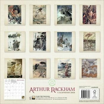 Calendrier 2024 Arthur Rackham -fantastique