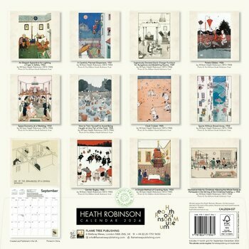 Calendrier 2024 BD - Heath Robinson Calendrier 2024 BD - Heath Robinson
