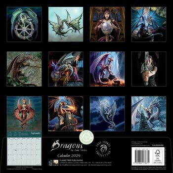 Calendrier 2024 Dragon - Anne Stokes Calendrier 2024 Dragon - Anne Stokes