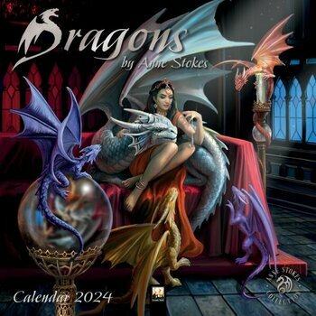 Calendrier 2024 Dragon - Anne Stokes