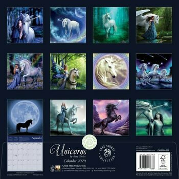 Calendrier 2024 Licorne - Anne Stokes Calendrier 2024 Licorne - Anne Stokes