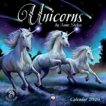 Calendrier 2024 Licorne - Anne Stokes