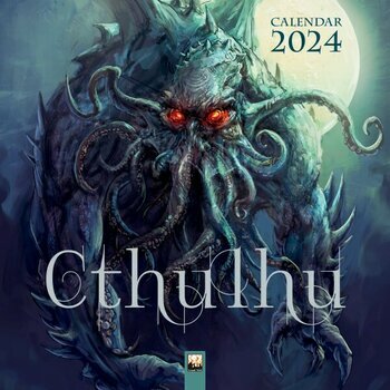 Calendrier 2024 Cthulhu - extraterrestre