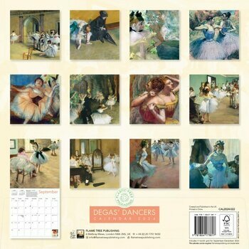 Calendrier 2024 Danseuse - Edgar Degas Calendrier 2024 Danseuse - Edgar Degas