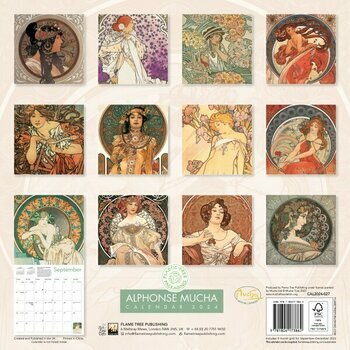 Calendrier 2024 Alphonse Mucha 