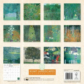 Calendrier 2024 Gustav Klimt paysage Calendrier 2024 Gustav Klimt paysage