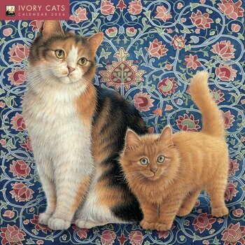 Calendrier 2024 chats dans l'art Ivory