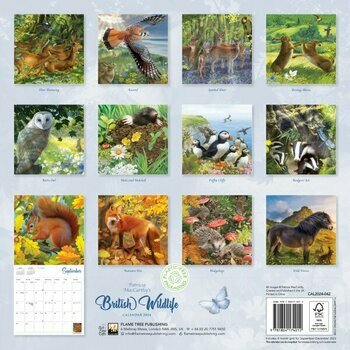 Calendrier 2024 Dessin Animaux de la forêt Calendrier 2024 Dessin Animaux de la forêt