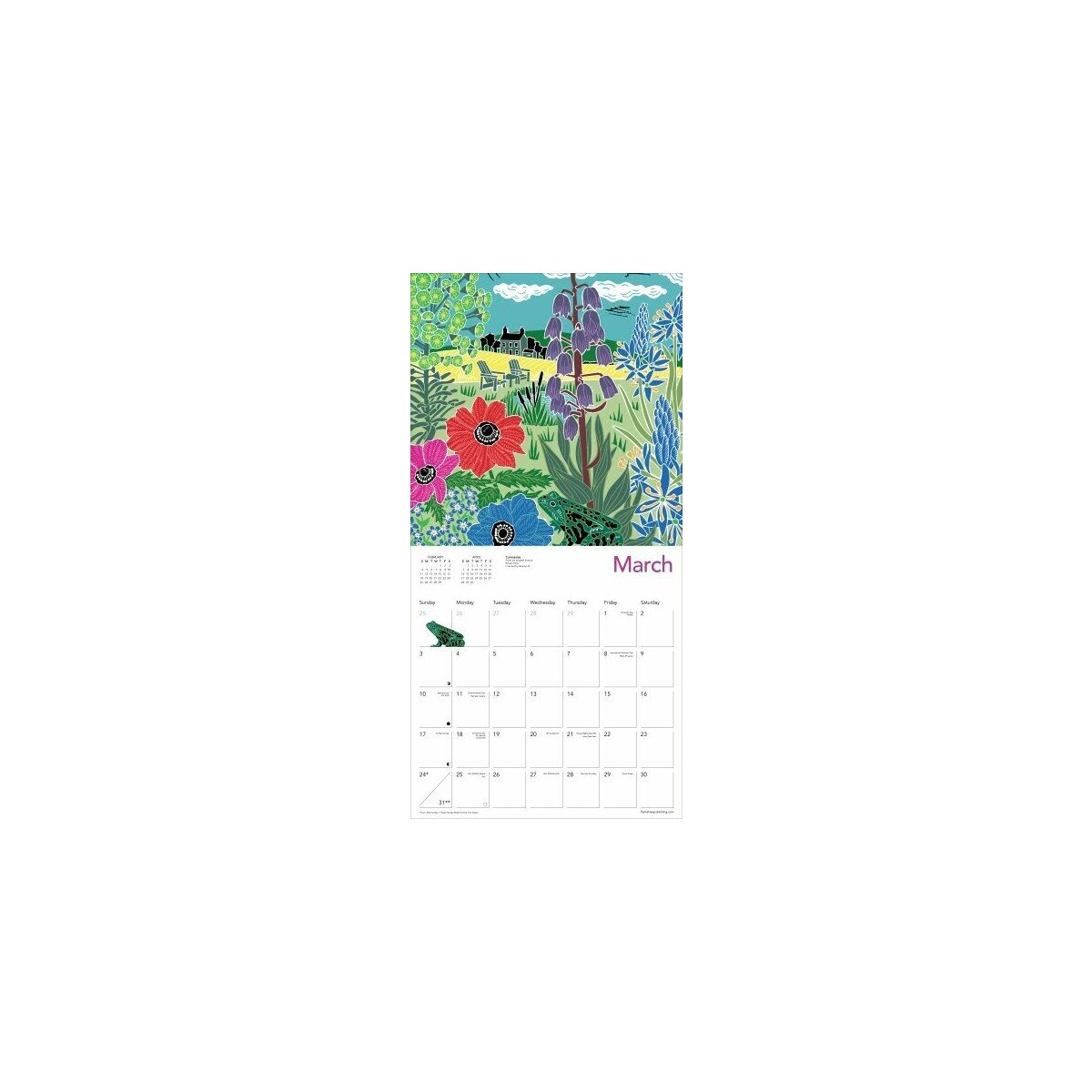 Calendrier 2024 Dessin nature Kate Heiss