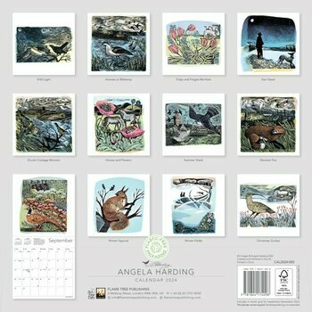 Calendrier 2024 Angela Harding - nature Calendrier 2024 Angela Harding - nature