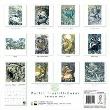 Calendrier 2024 Dessin animaux - Martine Truefitt baker Calendrier 2024 Dessin animaux - Martine Truefitt baker