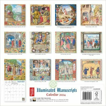 Calendrier 2024 Bible enluminure