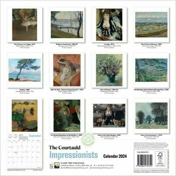Calendrier 2024 Impressionniste Calendrier 2024 Impressionniste