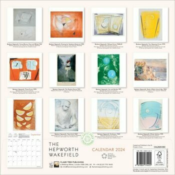 Calendrier 2024 Art moderne - Barbara Hepworth Calendrier 2024 Art moderne - Barbara Hepworth