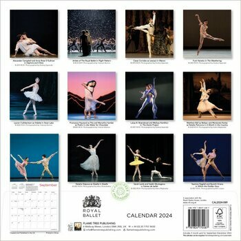 Calendrier 2024 Ballet de Danse - royal
