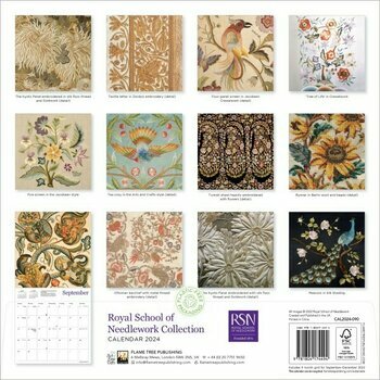 Calendrier 2024 Broderie d'art Calendrier 2024 Broderie d'art