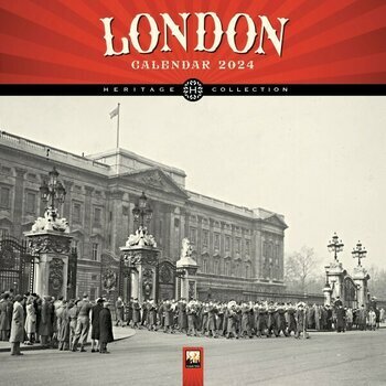 Calendrier 2024 Londres vintage